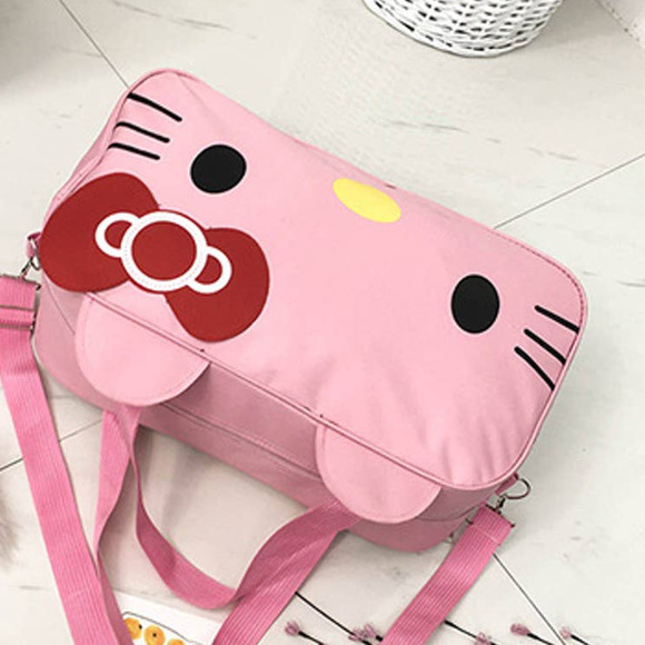 $195 Ultimate Crossbody Luggage Bag Cartoons Hello Kitty - Picture 4 of 7